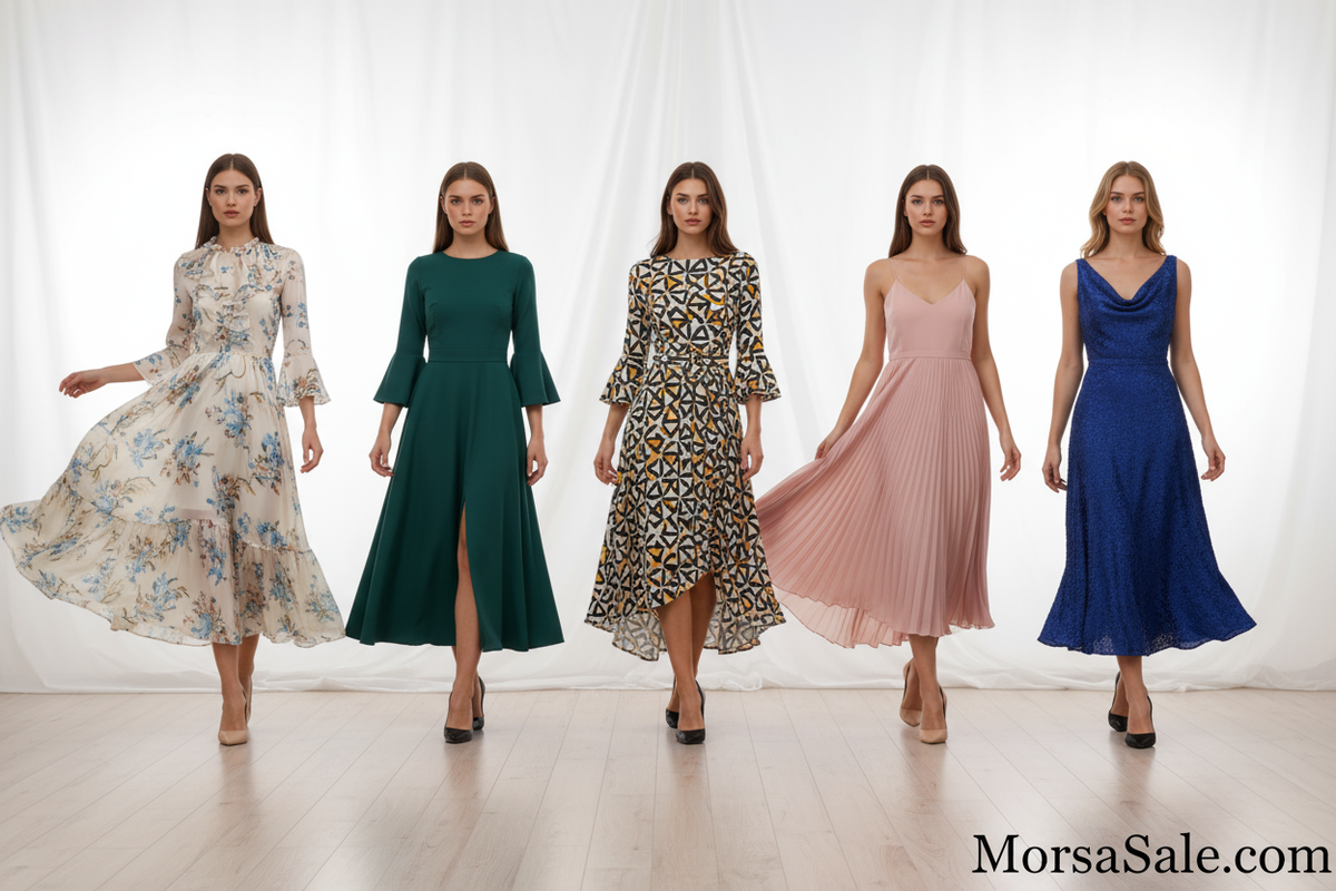 "Morsasale Plus Size Midi Occasion Dresses, Long Sleeve Styles, and Stylish Short Dresses in Women's Fashion"
